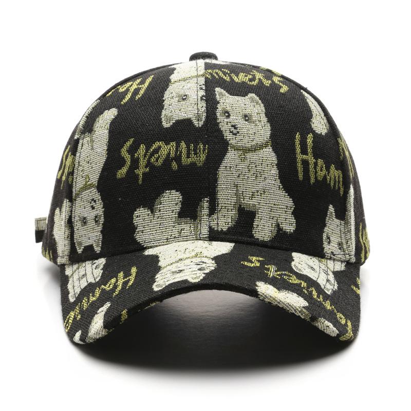Módní výšivka Baseballová čepice Letní Venkovní nastavitelné hip-hopové čepice Bone Snapback Klobouk