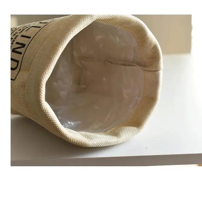 Nordic Cotton and Linen Art Storage Small Box Sundries Sundries Snacks Finishing Boxes Cloth Flower Pots Home Garden Supplies