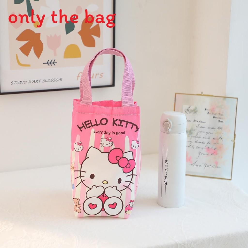

Hello Kitty Cinnamoroll My Melody Pattern Cup Umbrella Canvas Storage Bag For Travel And Home Stripes KT,Small