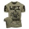 3D printed exercise T-shirt, fun gym T-shirt
