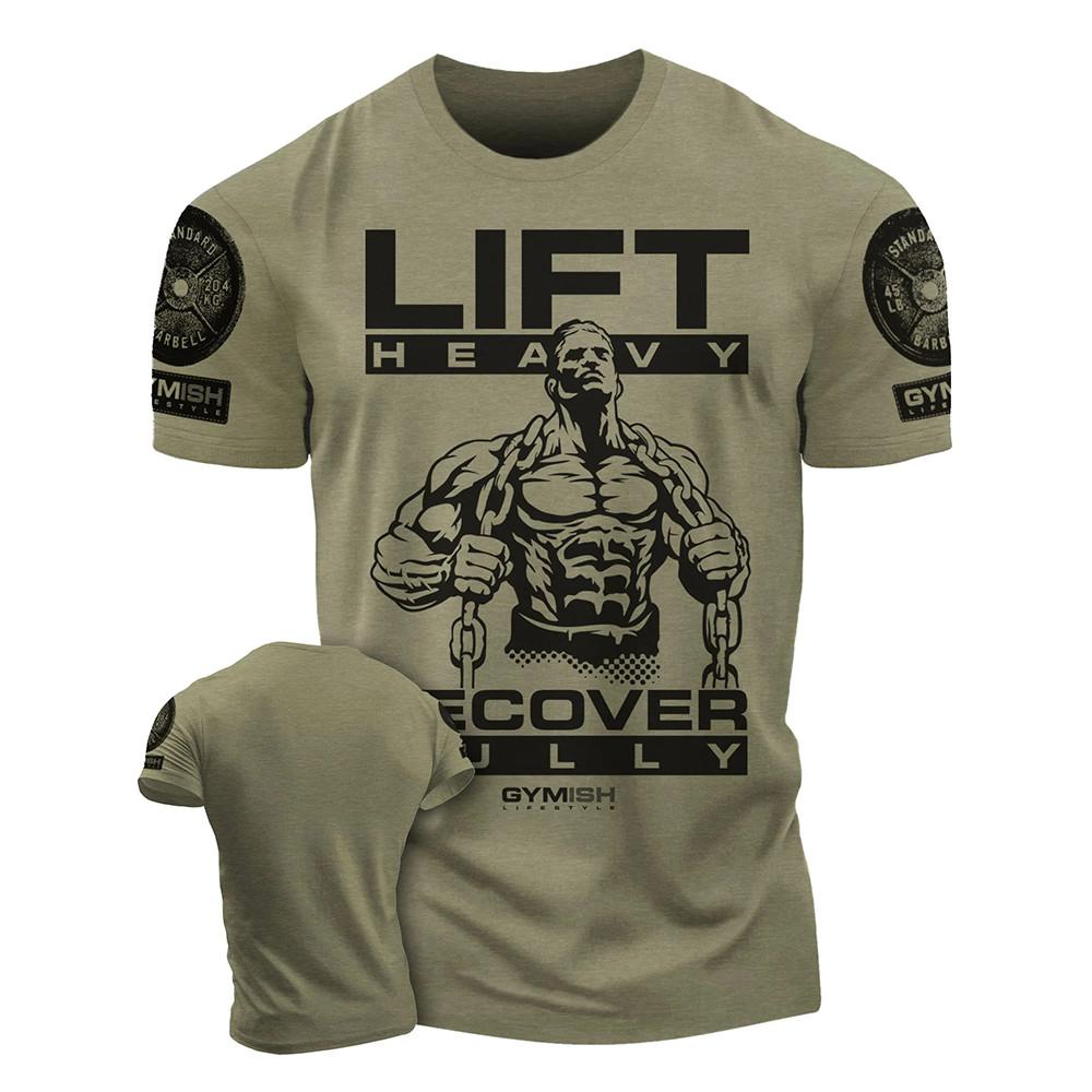 3D printed exercise T-shirt, fun gym T-shirt