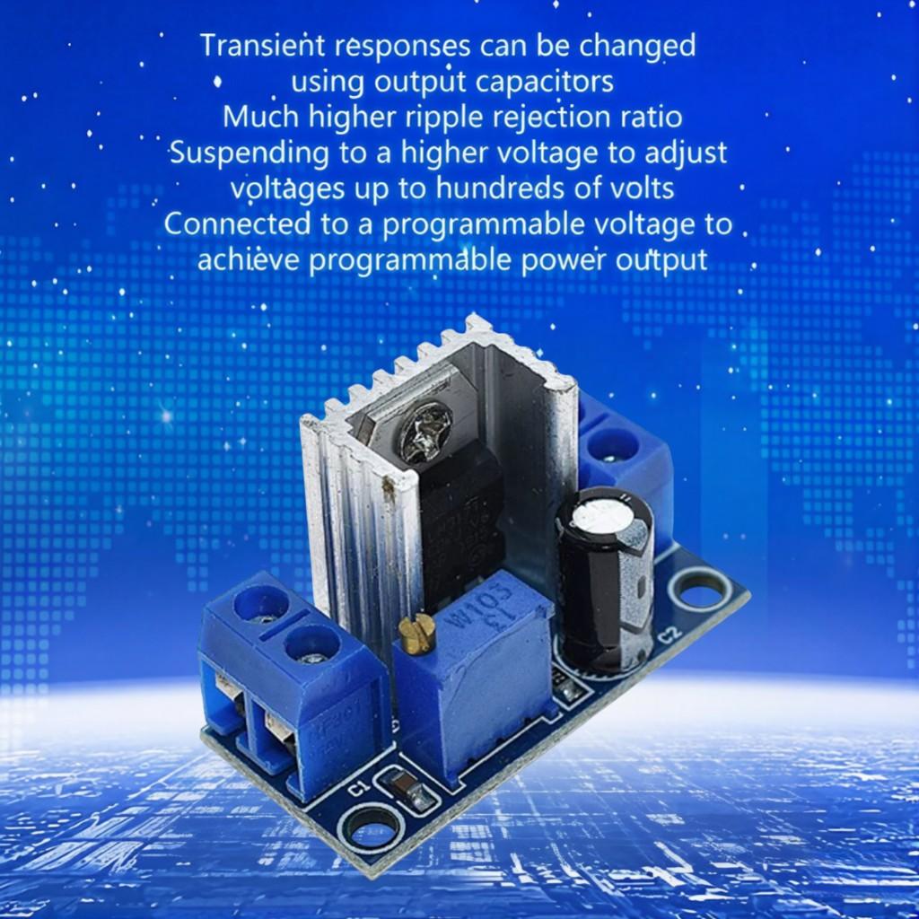 Power Supply Regulator Board Adjustable DC Voltage Module with Protection DC5~35V AC6~25V LM317
