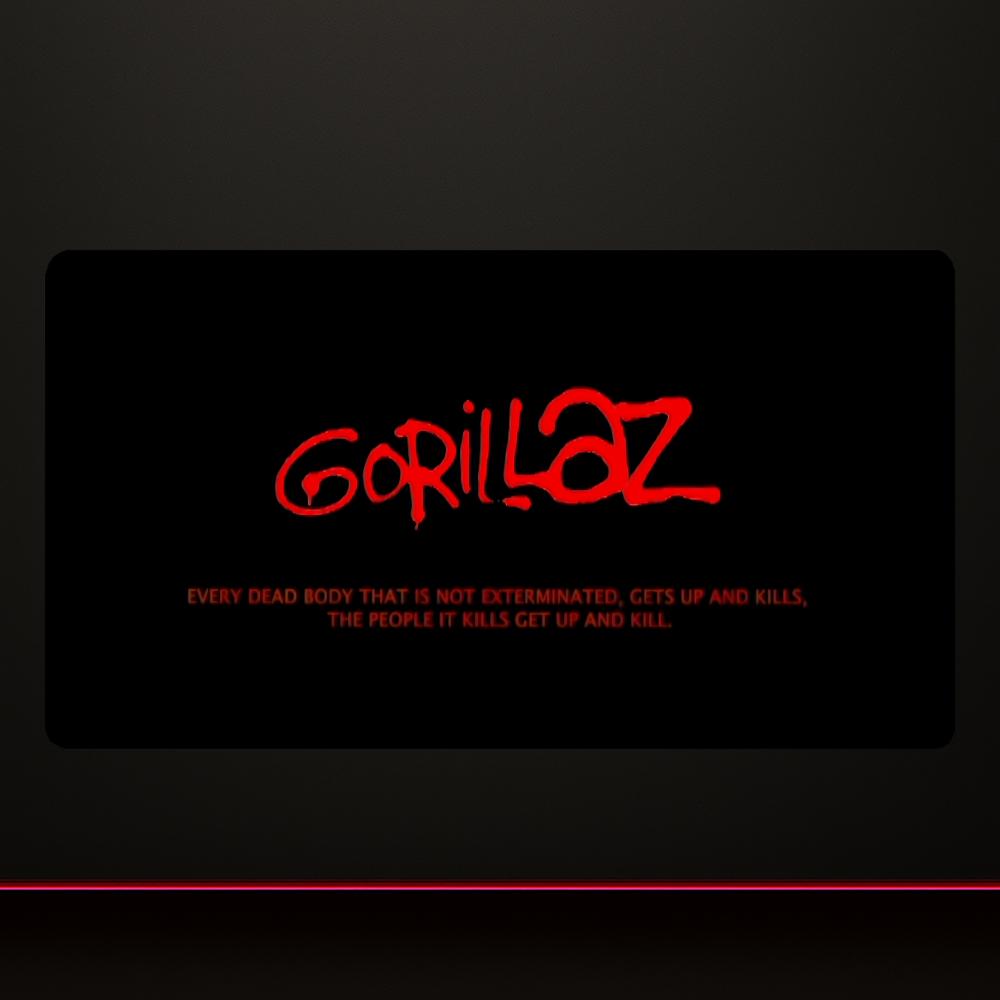 Gorillaz Mouse Pad Mousepad Gamer Speed Keyboard Office Nonslip Desk Pad120x60cm Pc Extended Carpet