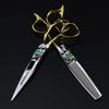Semi-gold 6.0 Inch Nimpson Opal, Hair Scissors, Hair Scissors, Tooth Scissors, Thinned