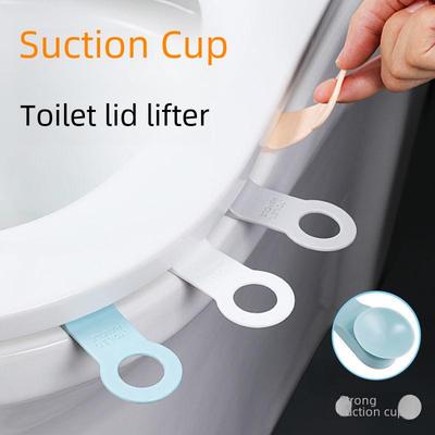 Rehausseur de siège de toilette en silicone: Ouvre-couvercle mains libres et hygiénique