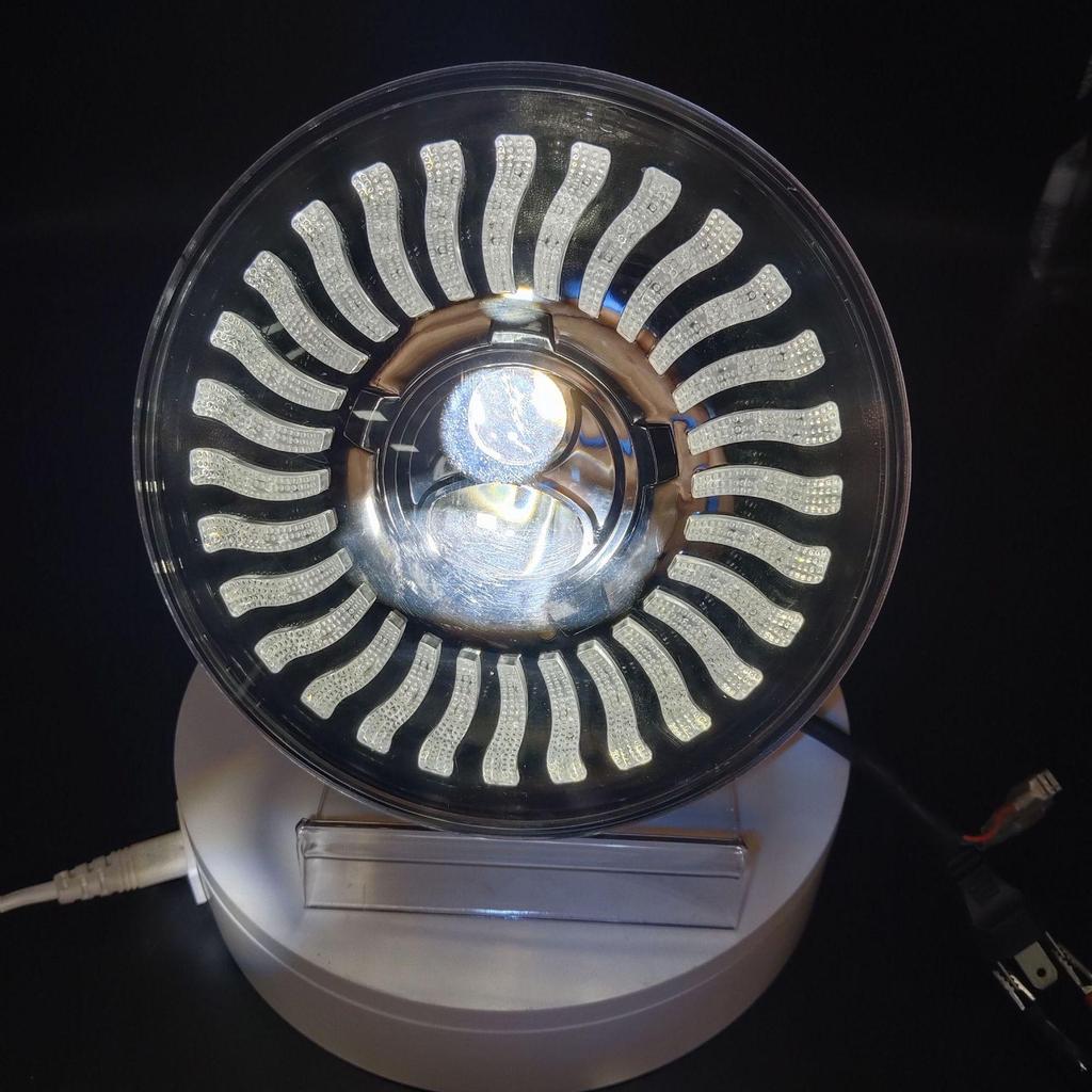 Светодиодная фара в сборе с ангельскими глазами LED для мотоцикла Chunfeng 450CLC/250CLC, аксессуары
