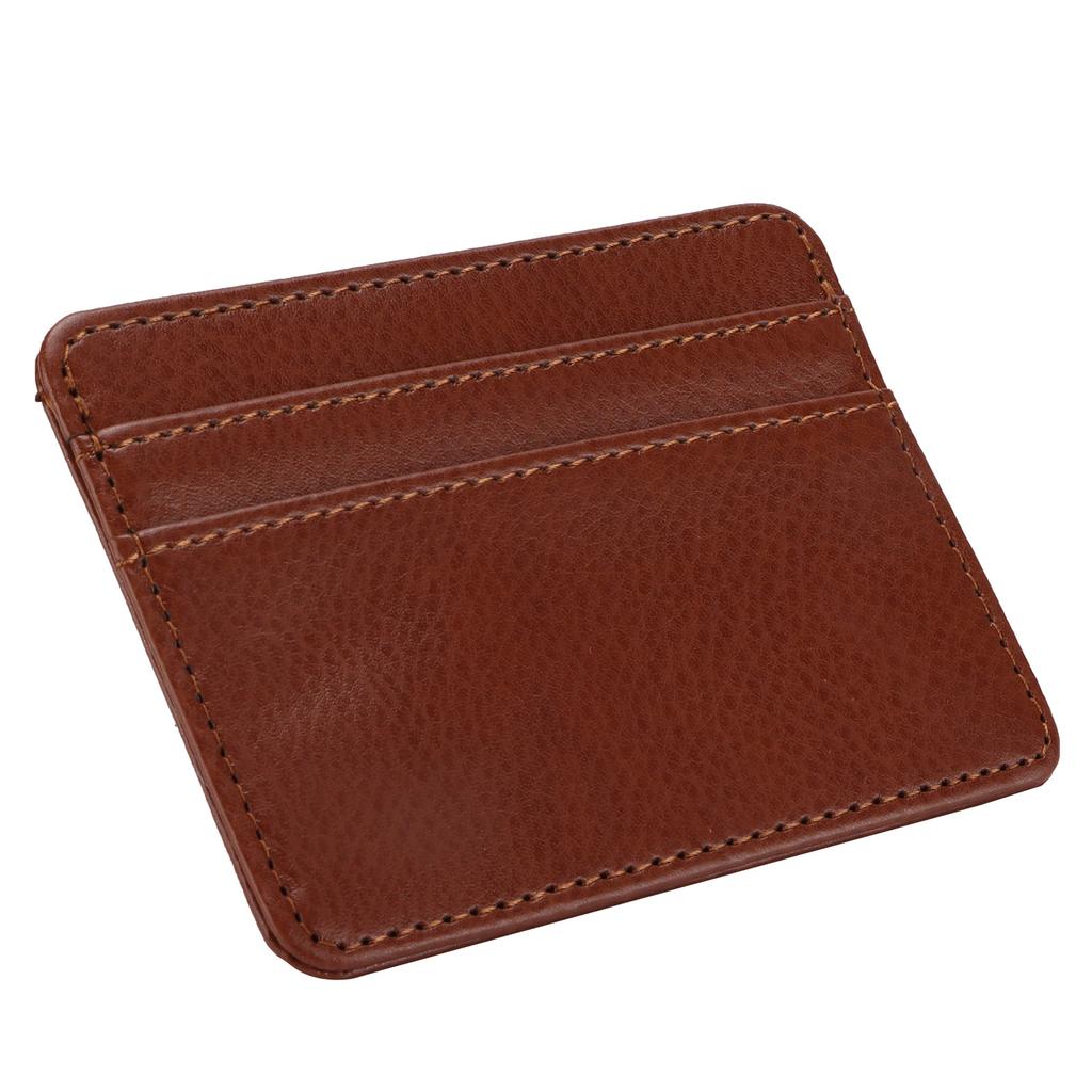 Card Wallet Practical PU Protective Sleeve Credit Card Holder for Man Woman