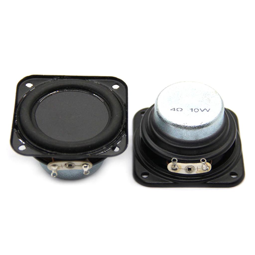 Vielseitiger 45mm Magnetischer Lautsprecher, 4 Ohm, 10W Full Range Woofer Lautsprecher Ersatz für Verschiedene Geräte Anwendungen