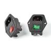 Three-Phase AC Power Socket with Switch and Fuse for 3D Printers and Medical/Military Use