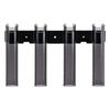 ABS Fishing Rod Holders 4 Tubes Wall-Mounted Fishing Pole Rack for Wall Garage