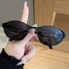 Futuristic Metallic Silver Cat-Eye Sunglasses - Korean Style Outdoor Sports Eyewear