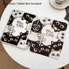 IPad Air 8 Case 10.9 Inch Acrylic Flip Cover With Pen Slot Shockproof Stand Magnetic Sleep Function Cartoon Animal Design
