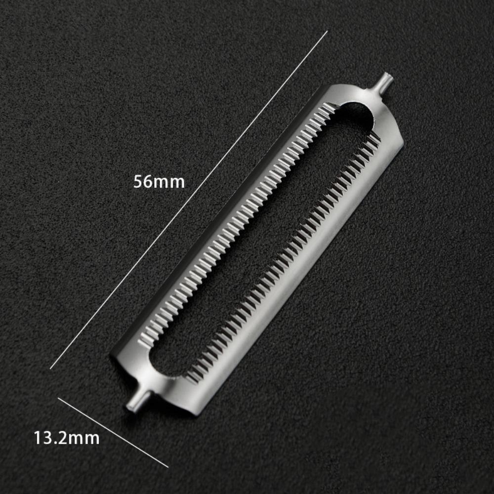 100pcs Stainless Steel Peeler Blade Replacement for Vegetable Peeler