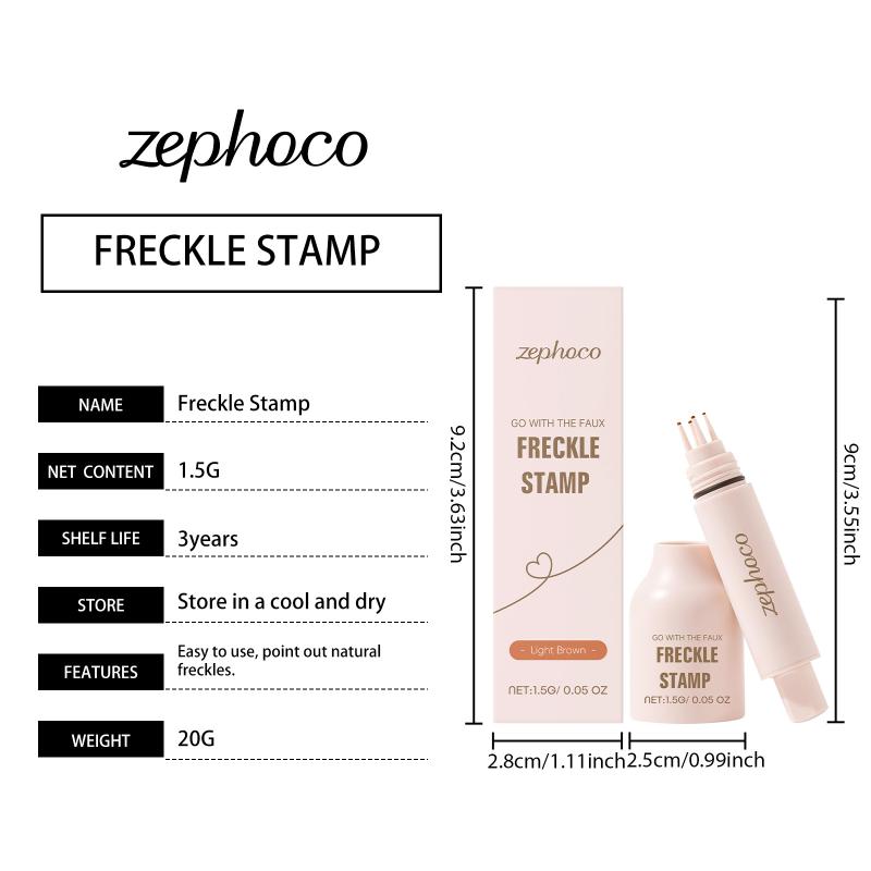 Freckle Pen for Face Light Brown Waterproof Sweatproof Long Lasting Coverage for Moles Spots Contour Look