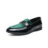 Men's Casual Leather Shoes Mens Patchwork Party Wedding Loafers Moccasins Men Slip-on Light Comfortable Driving Flats