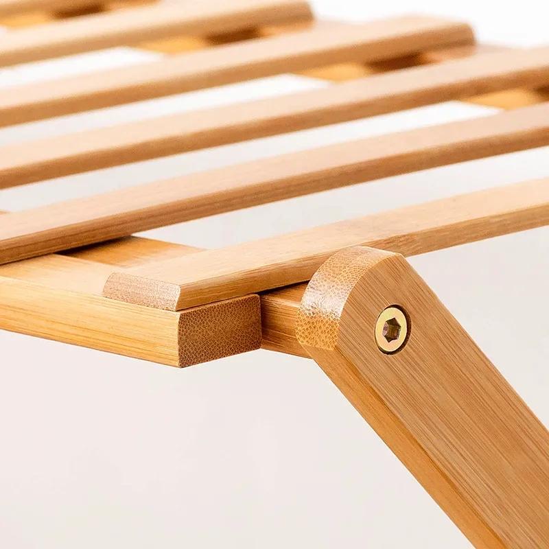 Mehrschichtiges einfaches Schuhregal Holz Klappschuhschrank Schlafsaal-Organizer Staubdichte Eingangslagerregale Heimdekoration