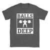 Balls Deep Unisexs Tshirt Funny Joke Gym Workout Bodybuilding Top