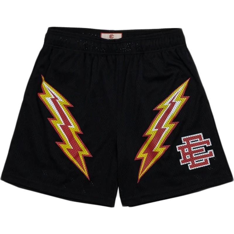 Eric Emanuel EE Herren Mesh Fitnessshorts Atmungsaktiv Jogging Training Lässige Sportbekleidung