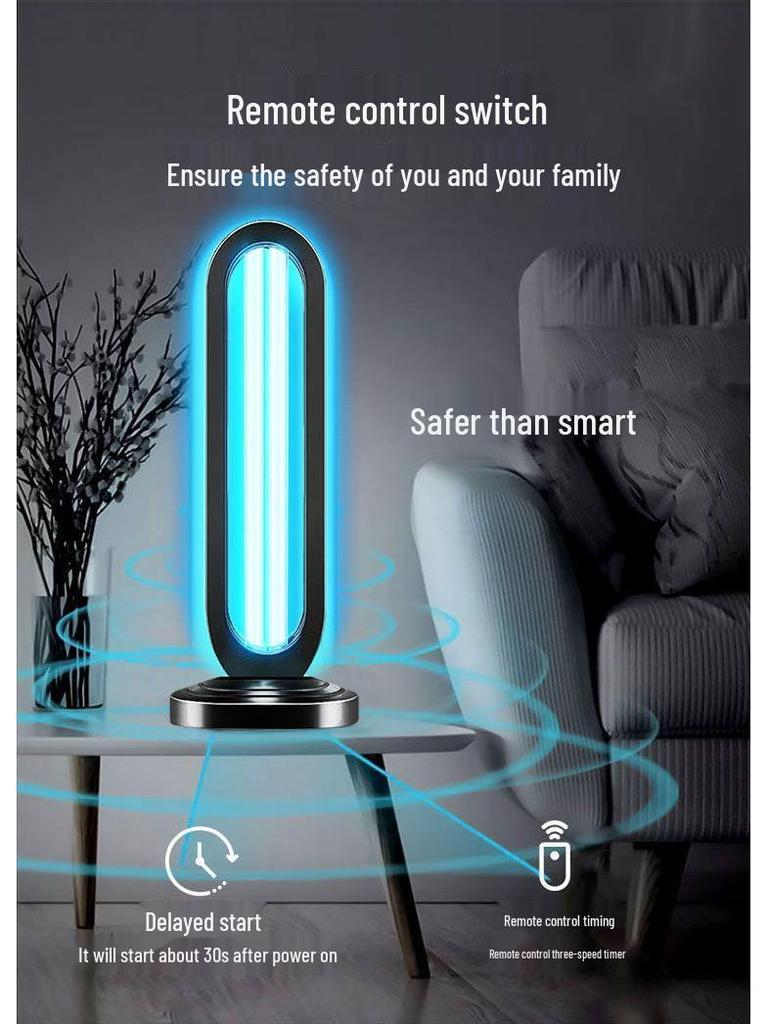 Ultraviolet Ozone Disinfection Lamp: Pet Odor Remover for Home & Kindergarten, Portable, Free Shipping