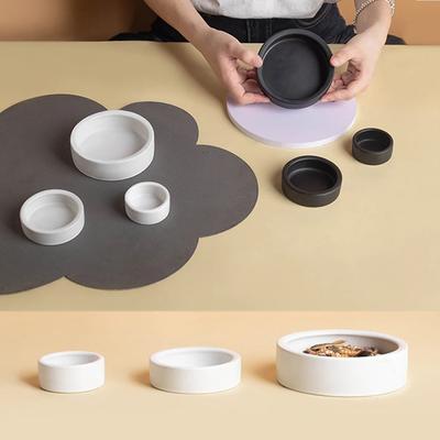 Reptile Food Bowl Anti-Escape Ceramic Feeder Dish Reptile Water Bowl for Hermit Crab Leopard Gecko Chameleon Corn Snake