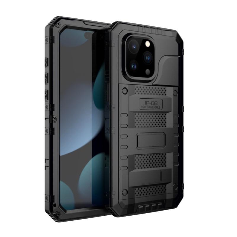 Metal Rugged Case IPhone 15 Pro Max Plus Outdoor Sport Shockproof Protective Cover