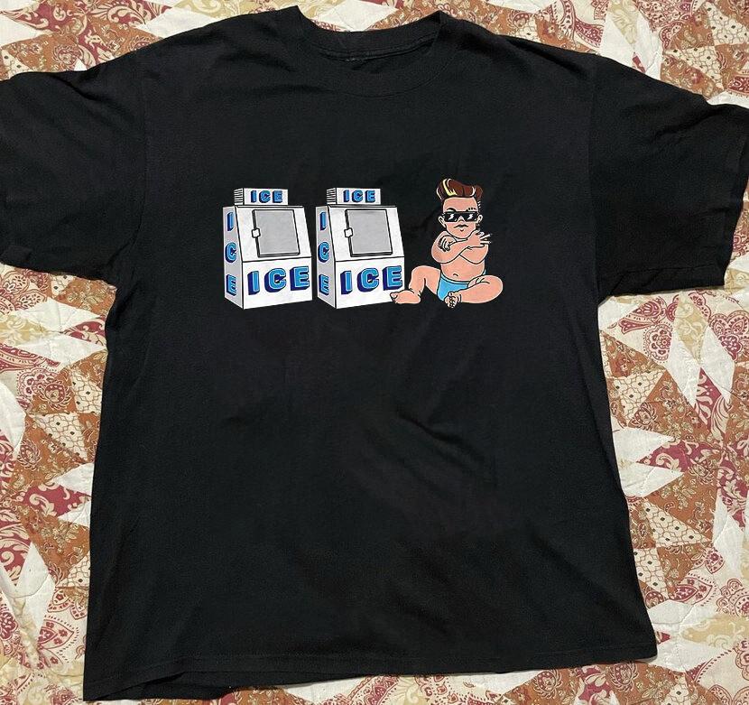 Hot Vanilla Ice Ice Ice Baby Black Gift For Fans S to 5XL Shirt  TU371 Unisex T-Shirt S