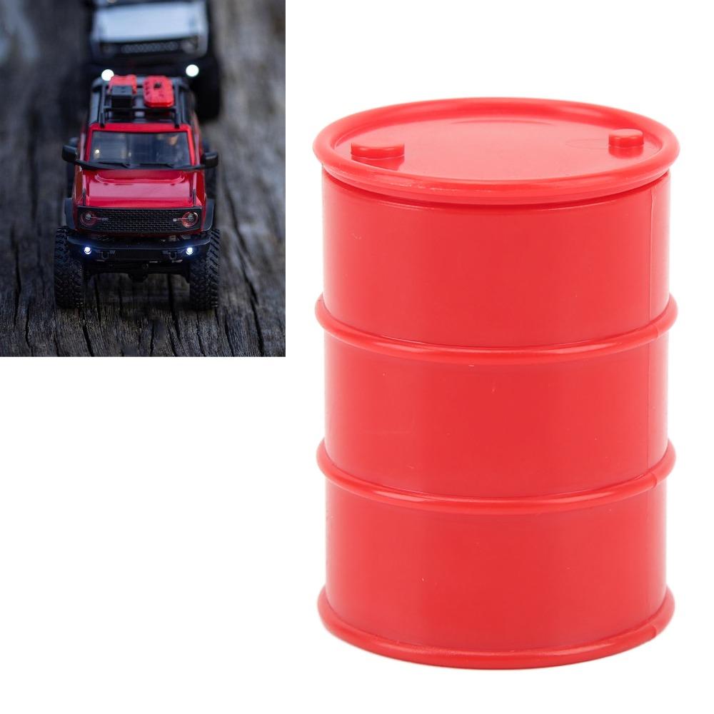 2Pcs Lightweight Mini Oil Drum ABS RC Decoration Tank Decorative Oil Drum for SCX24 RC Car For SCX24