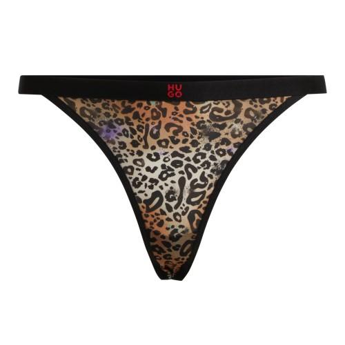 Hugo Womens/Ladies Animal Print Thong