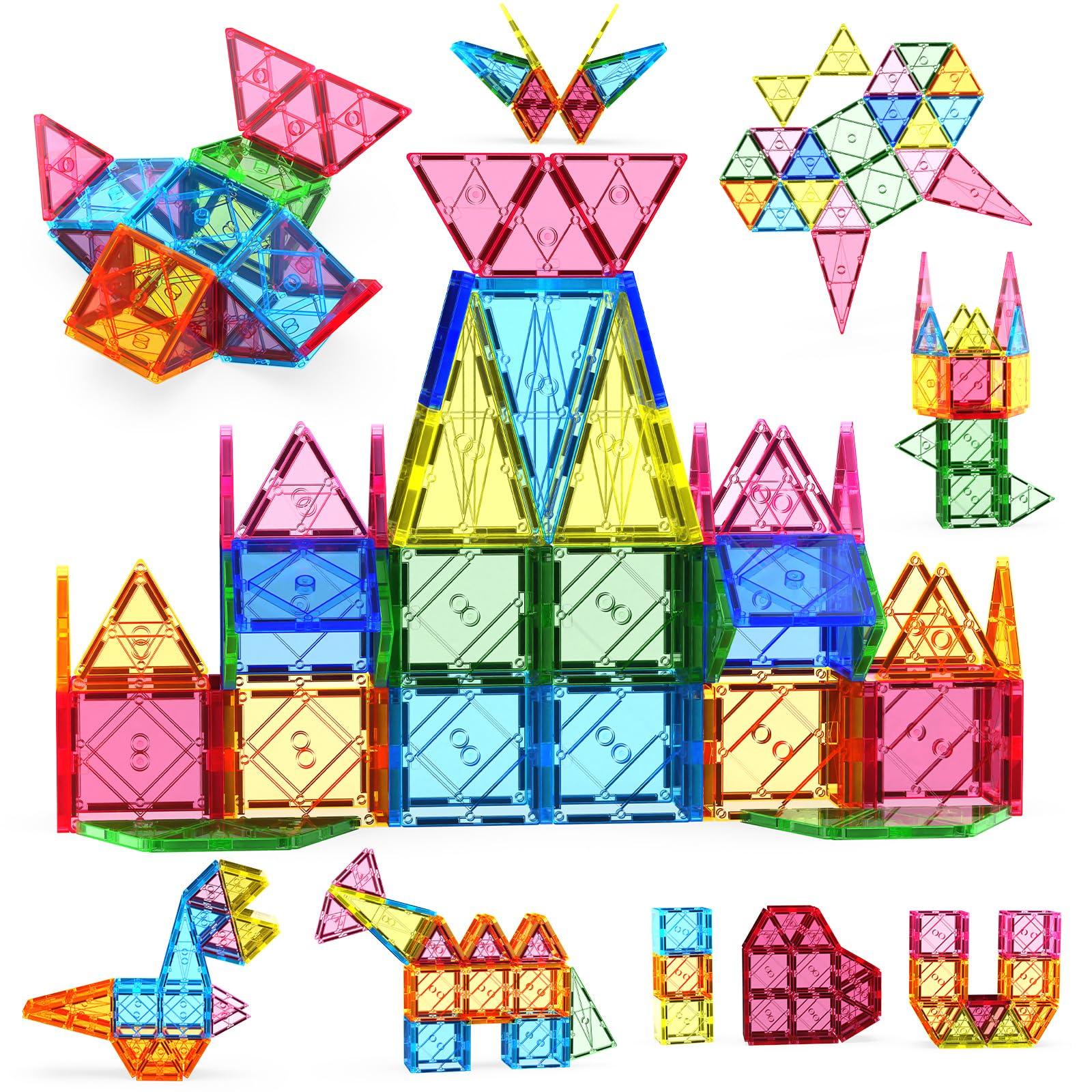 

Магнитные строительные развивающие 3D красочные магнитные строительные блоки для развития воображения и идеальный подарок для мальчиков и или выпускной подарок блоки,