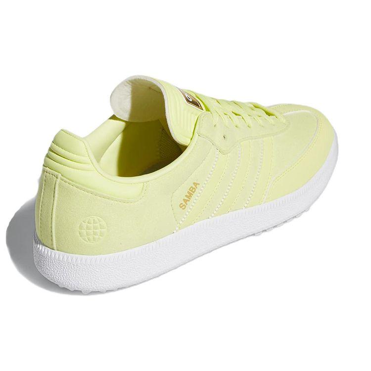 adidas Samba Spikeless Golf SE Pulse Yellow Unisex Sneakers Cloud-White HP7877