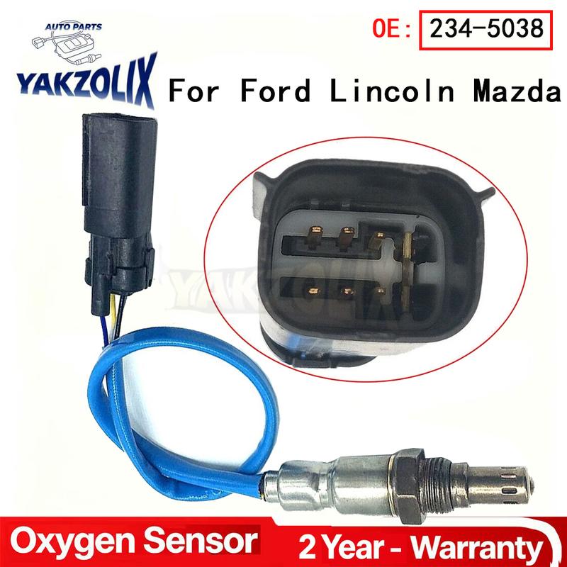 1pc For Ford Lincoln Mazda Mercury 2010 2011 2012 2013 2014 2015 2016 Air Fuel Ratio Oxygen O2 Sensor Upstream 5 Wires 234-5038