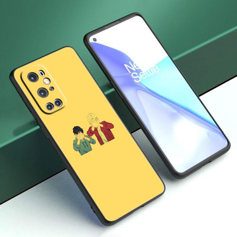 Husa de telefon din silicon Banana Fish Anime pentru OnePlus 10T 10R 9RT 8T 7T Pro Nord 2 N10 N100 N200 CE2 Lite 2T ACE 5G Husa neagra