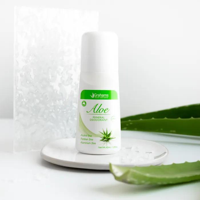 

Натуральный минеральный дезодорант ролик Алоэ 65 мл