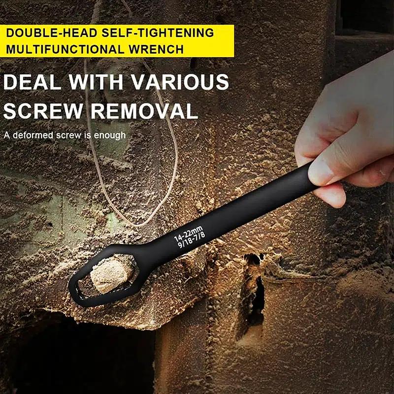 3-24mm Universal Torx Wrench Self-tightening Adjustable Glasses Wrench Board Double-head Torx Spanner Hand Tools for Factory