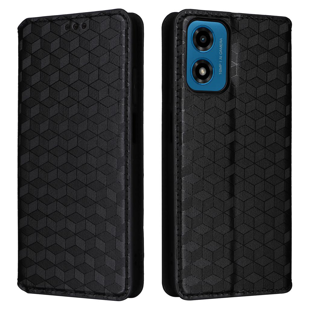 For Motorola Moto G04 4G/G04s 4G/G24 4G/G24 Power/E14 4G Case Leather Flip Wallet Phone Cover