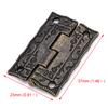 10PCS NAIERDI Antique Bronze Hinges Cabinet Drawer Decoration Vintage Hinge For Jewelry Wooden Box