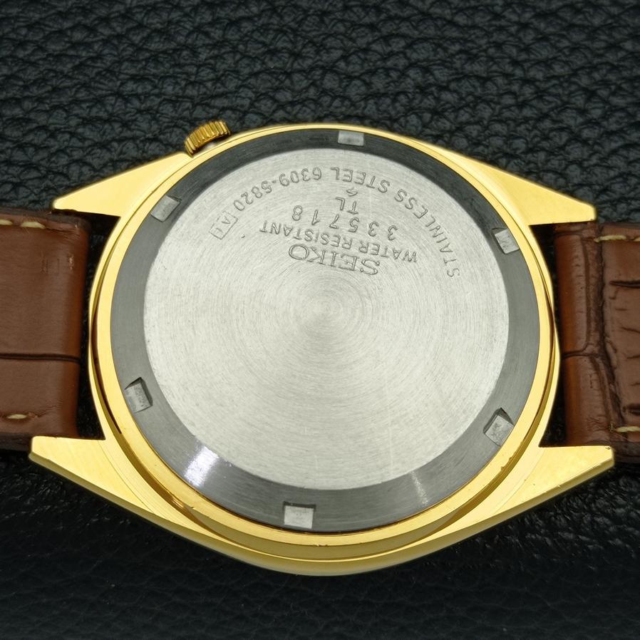 OPPUSSET VINTAGE SEIKO 5 AUTOMATISK 6309A JAPAN HERRE RØD SKIVE KLOKKE a425910-2 RL620a-a425910