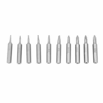 10 STUKS 4mm Schacht Schroevendraaier Bitset Reparatiegereedschap PH00 PH0 Z1 Z0 3.0 2.0 1.0 T5 T4 Ster 08