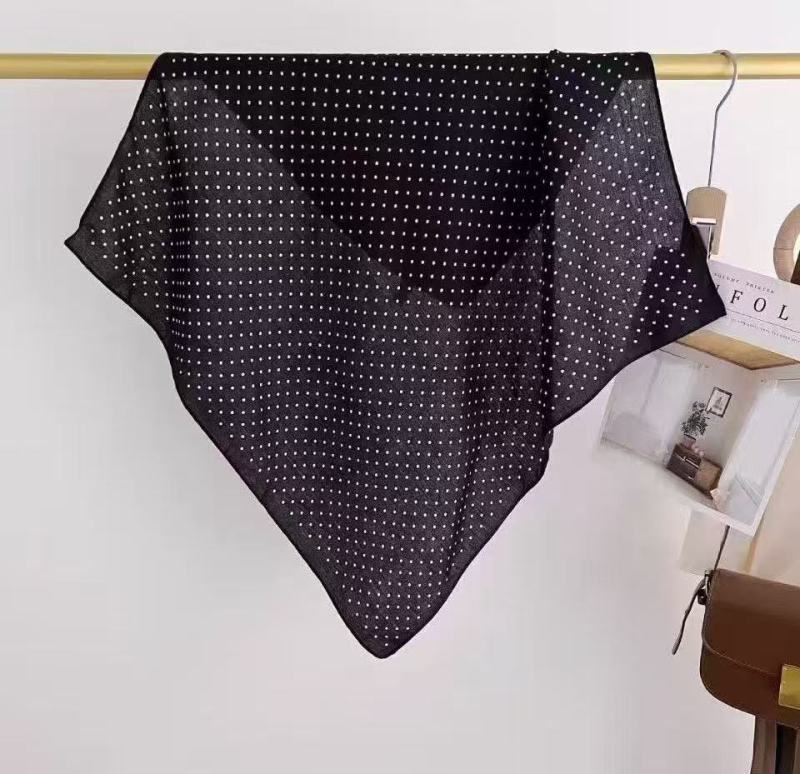 [Collection] Velvet Silk Scarves Women'S Versatile High-End Square Scarves Neck Scarves Spring And Autumn Retro