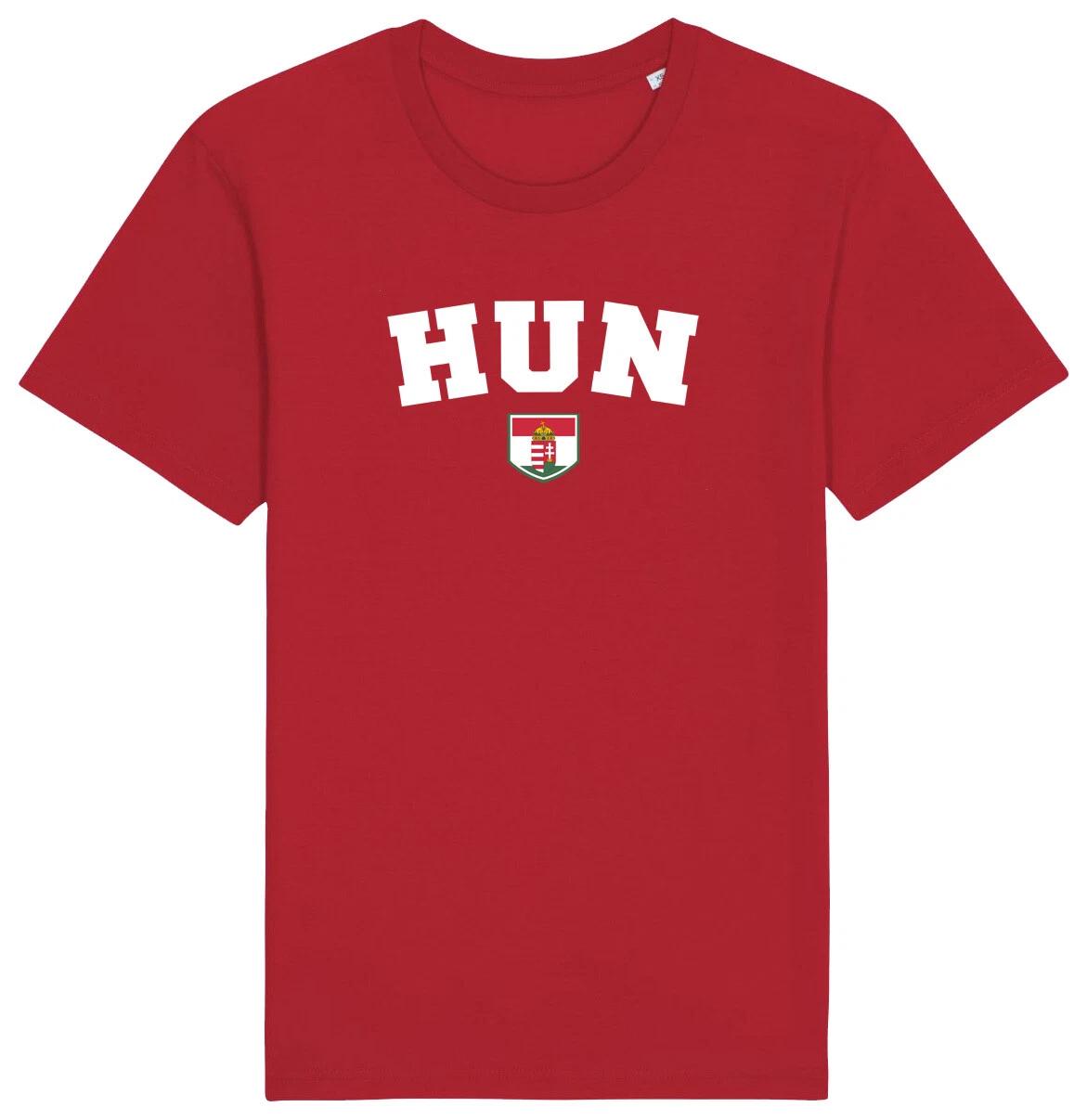 

Hungary HUN T-Shirt 2024,Adults Kids Baby Family , Football Euro Shipping 140
