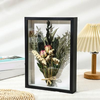 Creative Hollow Dried Flower Plant Photo Frame Handmade DIY Display 3D Picture Frame Deep Large Shadow Box Display Case