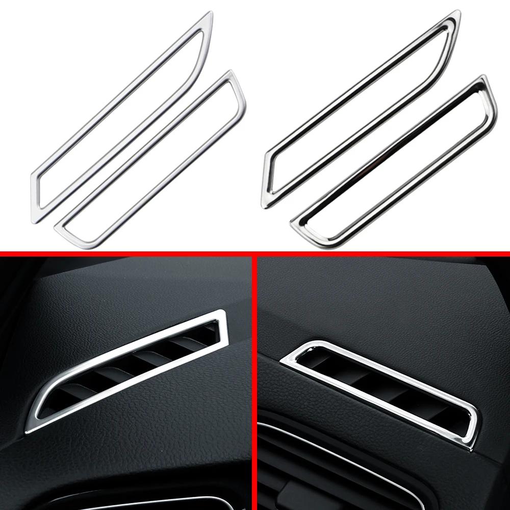 2Pcs Car AC Vent Outlet Sticker for Volkswagen VW Golf 7 7.5 MK7 MK7.5 2013 - 2019 LHD Air Conditioning Cover Trim Accessories