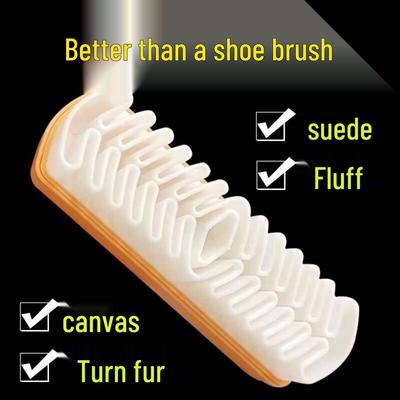 Suede and Nubuck Soft Bristle Cleaning Brush for Shoes and Boots