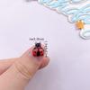 60pcs Mixed Resin Cute Colorful Beautiful Red Beetle Flat Back Rhinestone Appliques DIY Wedding Scrapbook Christmas Decor Crafts