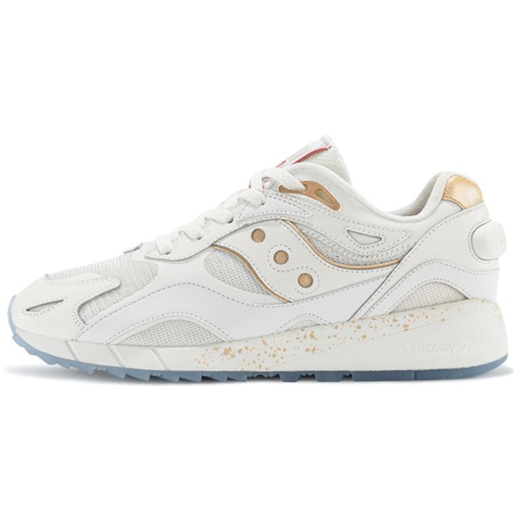 Saucony Shadow 6000 Retro Comfortable Synthetic Leather Durable Low-Top Casual Running Shoes Unisex sneaker White Platinum S79020-1