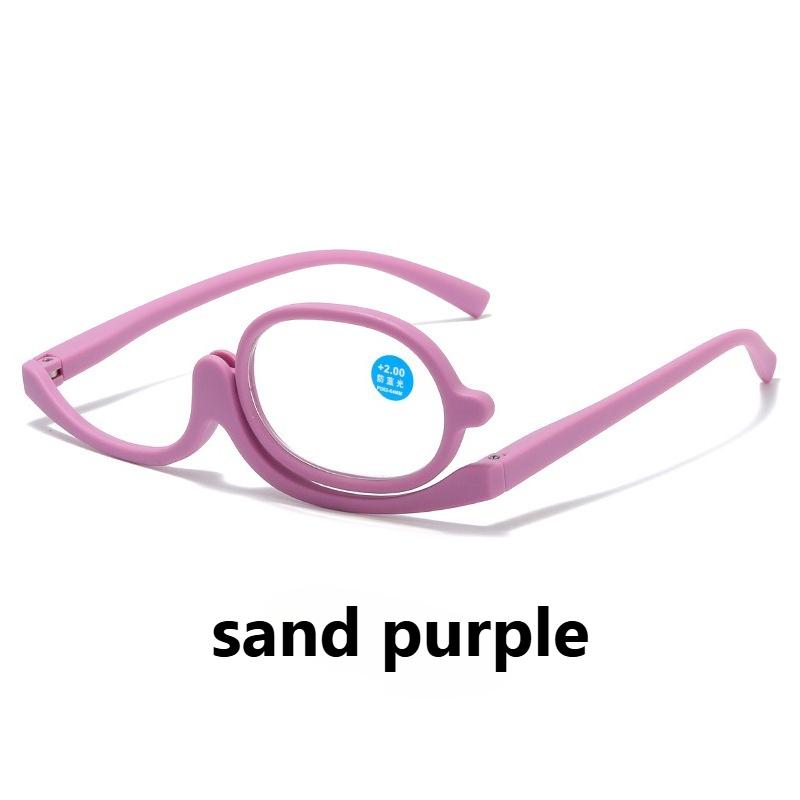 New Rotating Makeup Reading Glasses Women Portable Folding Presbyopia Eyeglasses Fashion Retro Colourful Frame Optical Eyewear