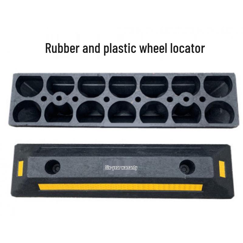 Rubber and Plastic Wheel Chock for Garage