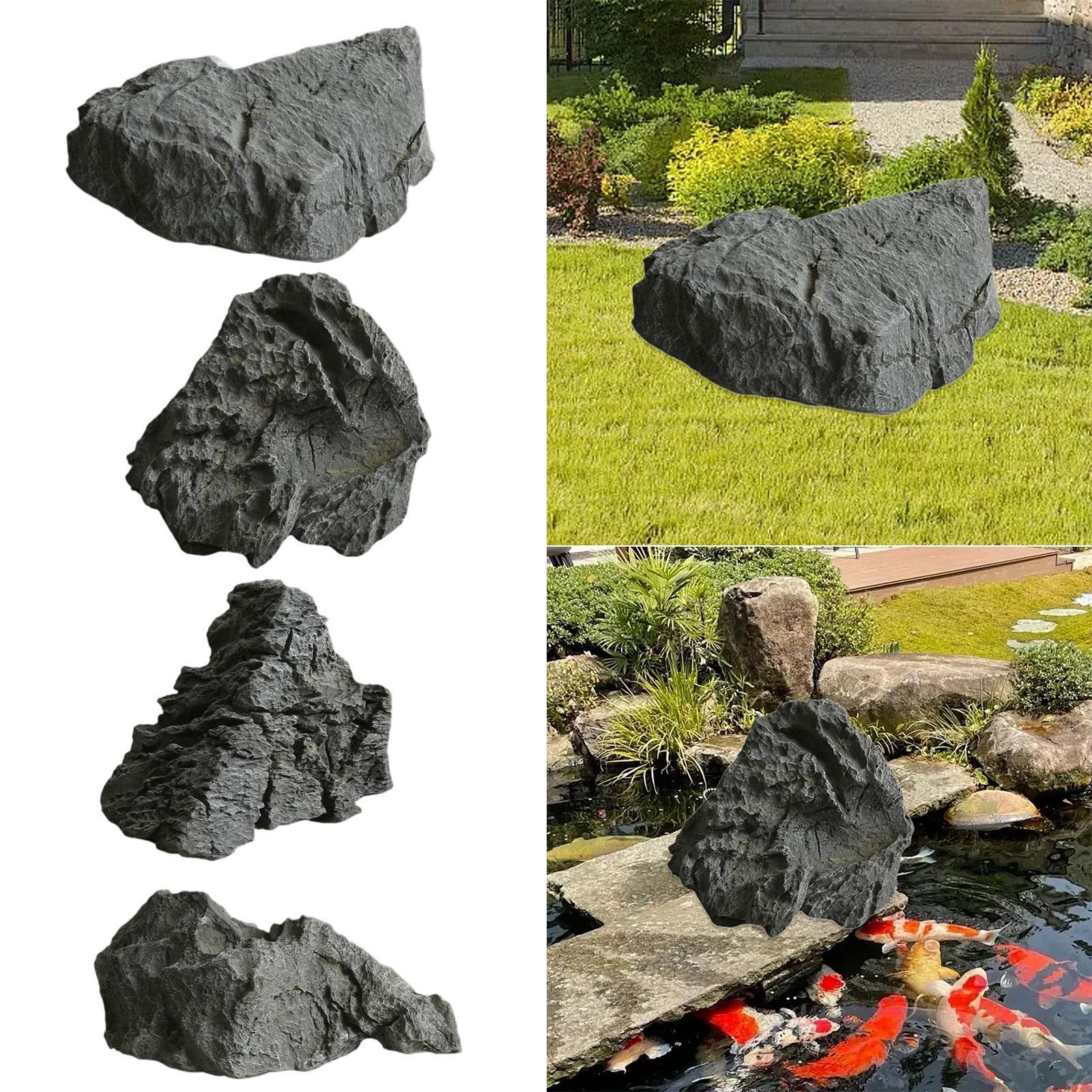 

Artificial Landscape Rock Rock Rockery Landscape PU Foam Photography Props Crafts Decorative Stone Miniatures for Outdoor 28x25x34cm