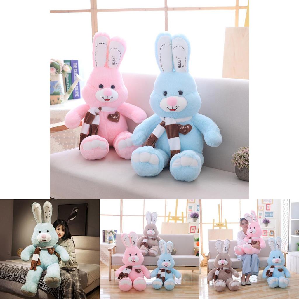 Adorable Large Bunny Plush Toy With Soft Pp Cotton Filling For Girls Ideal For Cuddling And Sleeping