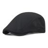 Retro Breathable Beret Men's Hat Mesh Speed Drying Newsboy Cap Adjustable Thin Sun Hats Spring Summer